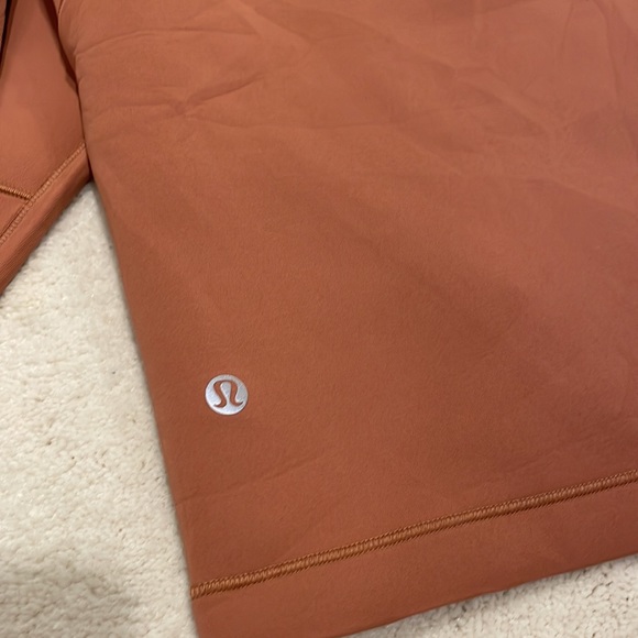 lululemon womens AirWrap Crew in Desert Sun size 12 luxstreme spacer fabric - Picture 6 of 10